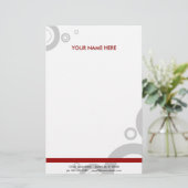 Papeterie anneaux rouges (Debout devant)