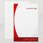 Papeterie anneaux rouges (Devant / Derrière)