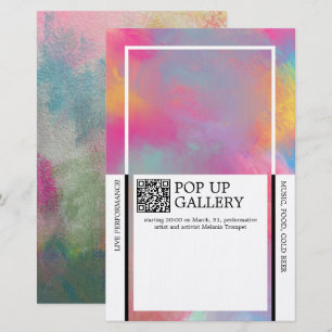 Papeterie Annonce de galerie pop-up