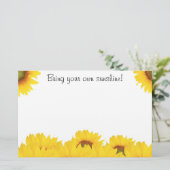 Papeterie Apportez vos propres tournesols (Debout devant)