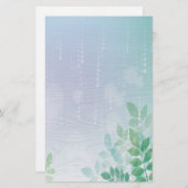 Papeterie Aquarelle (Devant / Derrière)