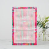 Papeterie Aquarelle abstraite peinte (Debout devant)