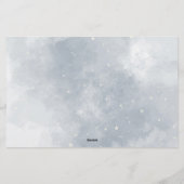 Papeterie Aquarelle arc hiver Qui suis-je jeu de douche nupt (Dos)