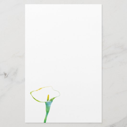 Papeterie Aquarelle Calla (Devant)