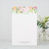 Papeterie Aquarelle Dainty Fleurs | Pastel Floral (Debout devant)