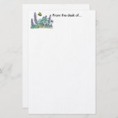 Papeterie Aquarelle Lupine de l'Alaska (Devant / Derrière)