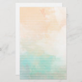 Papeterie Aquarelle Papier de mer et de sable (Devant / Derrière)