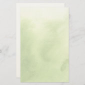 Papeterie aquarelle peint sur un papier à texture brute (Devant / Derrière)