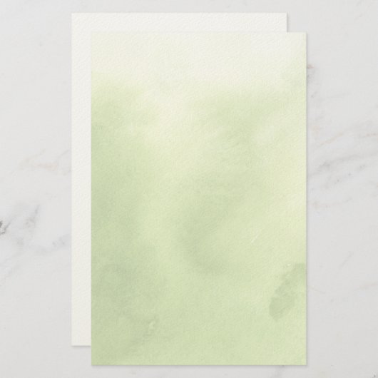 Papeterie aquarelle peint sur un papier à texture brute (Devant / Derrière)