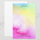 Papeterie Aquarelle rêveuse (Devant / Derrière)