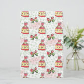 Papeterie Aquarelle sac de Noël de bonbons (Debout devant)