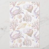 Papeterie Aquarelle Sea Life Motif 4 (Devant)