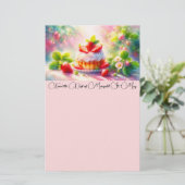 Papeterie Aquarelle Strawberry Shortcake (Debout devant)