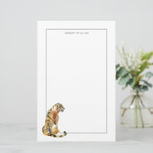 Papeterie Aquarelle sur tigre (Debout devant)