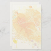 Papeterie Aquarelle vectorielle Arrière - plan & Fleurs trop (Devant / Derrière)