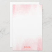 Papeterie Aquarelle Wisp (Devant / Derrière)