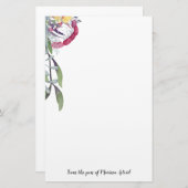 Papeterie Aquarelles florales australiennes (Devant / Derrière)