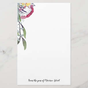 Papeterie Aquarelles florales australiennes