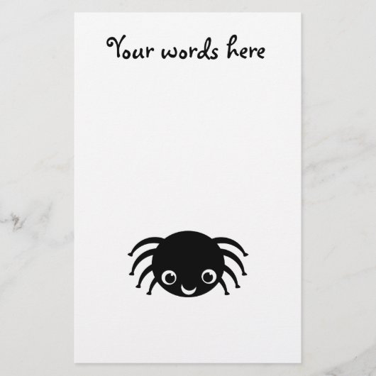 Papeterie Araignée mignonne (Devant)