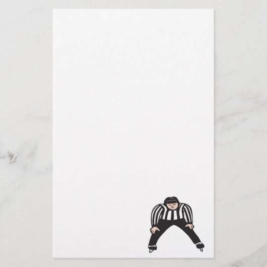 Papeterie Arbitre d'hockey (Devant)