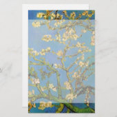 Papeterie Arbre aux amandes en fleurs par Vincent van Gogh (Devant / Derrière)