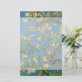 Papeterie Arbre aux amandes en fleurs par Vincent van Gogh (Debout devant)