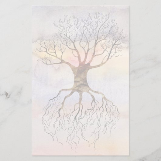 Papeterie Arbre contre le ciel (Devant)