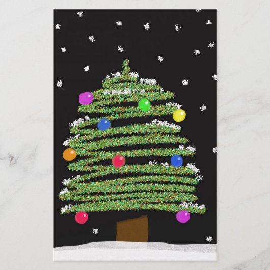 Papeterie Arbre de Noël (Devant)