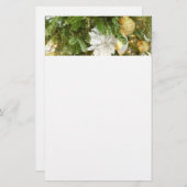 Papeterie Arbre de Noël I Argent et Or (Devant / Derrière)