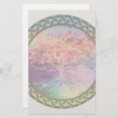 Papeterie Arbre de tranquilité de la vie (Devant / Derrière)