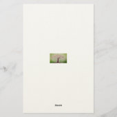 Papeterie Arbre rose florissant (Dos)