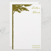 Papeterie Arbre stationnaire (Devant / Derrière)