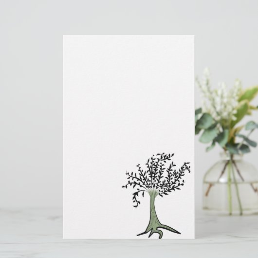 Papeterie Arbre vert (Debout devant)