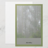 Papeterie Arbres brumeux (Devant / Derrière)