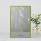 Papeterie Arbres brumeux (Debout devant)
