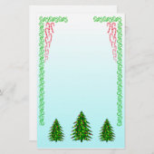 Papeterie Arbres de Noël (Devant / Derrière)