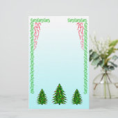 Papeterie Arbres de Noël (Debout devant)