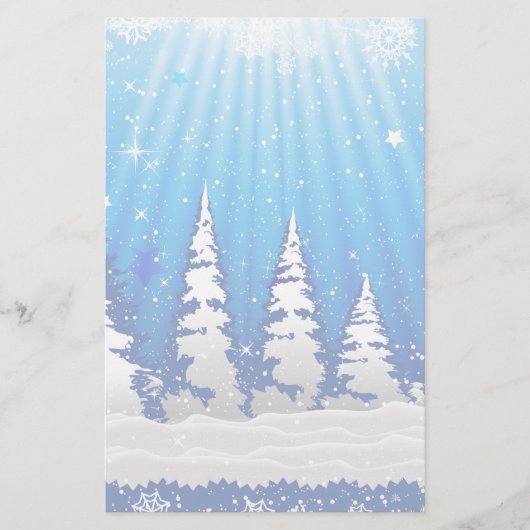Papeterie Arbres de Noël (Devant)