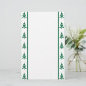 Papeterie Arbres motifs de Noël (Debout devant)