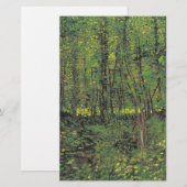Papeterie Arbres & Sous-bois par Van Gogh (Devant / Derrière)