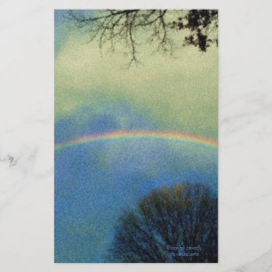 Papeterie Arc-en-ciel complet en style Seurat