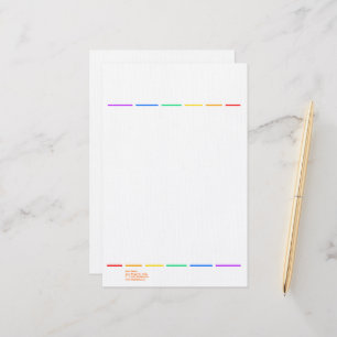 Papeterie Arc-en-ciel minimal 