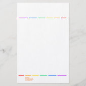 Papeterie Arc-en-ciel minimal (Devant)