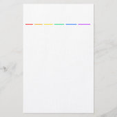Papeterie Arc-en-ciel minimal (Dos)
