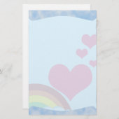 Papeterie Arc-en-ciel nuageux (Devant / Derrière)