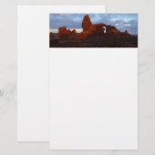 Papeterie Arche de la tourelle au lever du soleil dans le pa (Devant / Derrière)