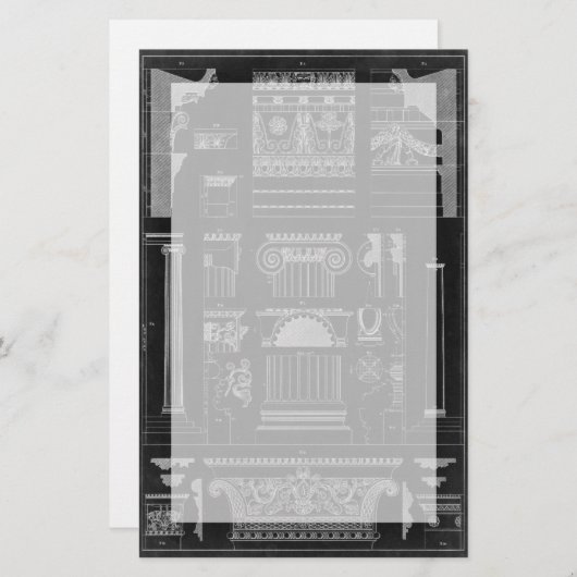 Papeterie Architecture graphique IV (Devant / Derrière)