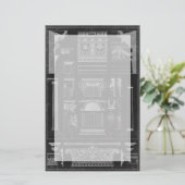 Papeterie Architecture graphique IV (Debout devant)