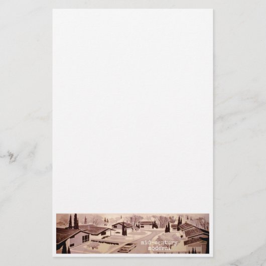 Papeterie Architecture moderne de la moitié du siècle (Devant)