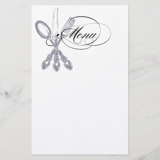 Papeterie Argent antique (Devant)